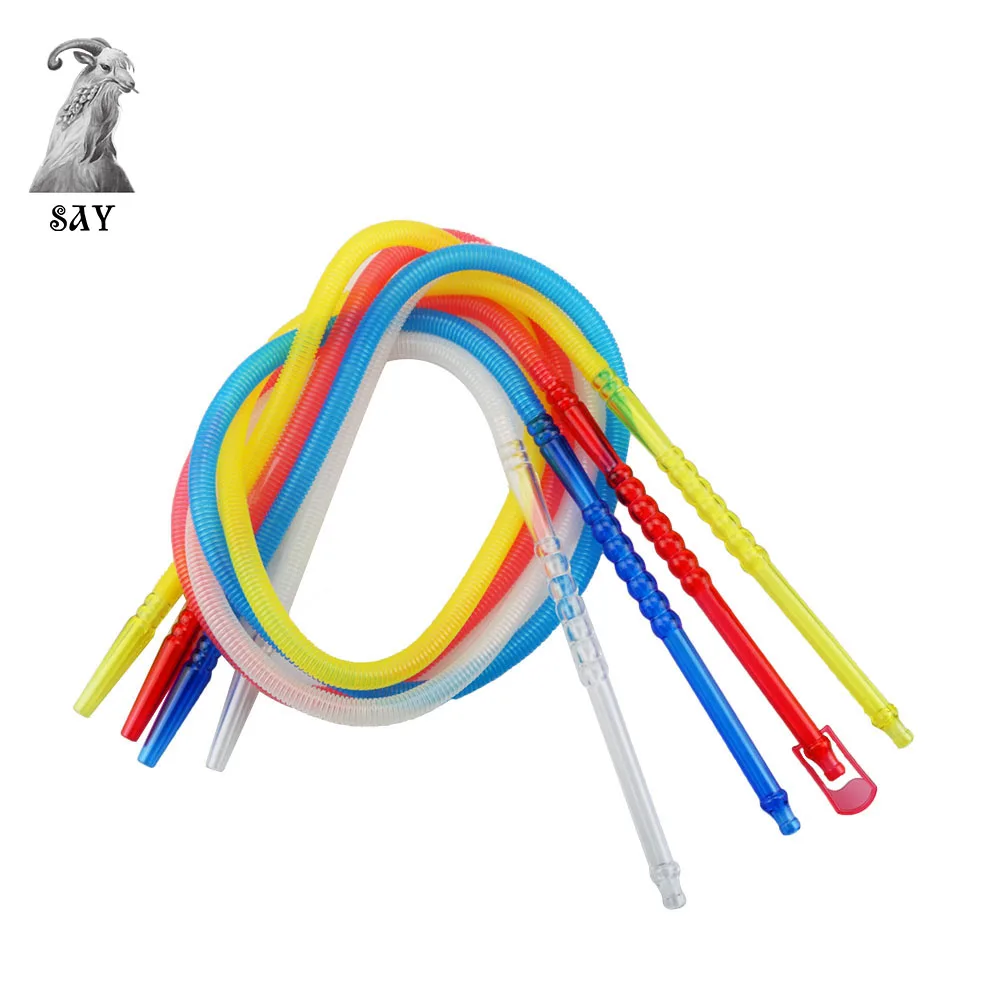 

SY 5pcs/10pcs Plastic Disposable Shisha Hookah Hose Handle Water Hose Pipe Kit Chicha Narguile Accessories
