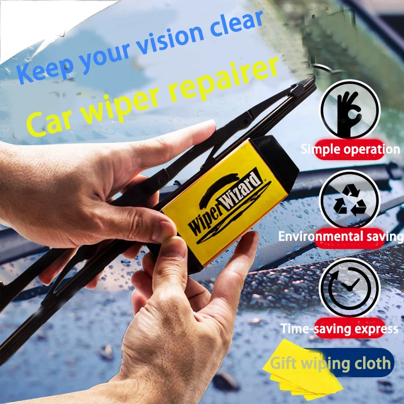 Car wiper repair tool windshield blade knife rubber groove trimmer/restorer to send clean towel | Автомобили и мотоциклы