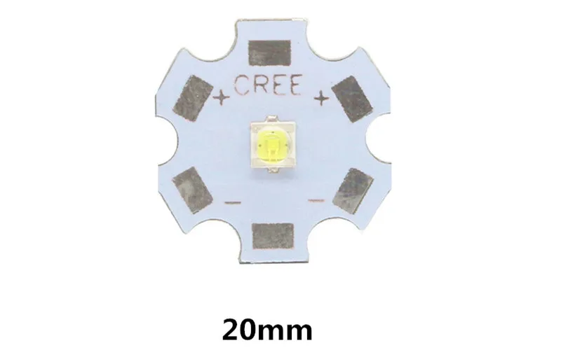 Светодиодный CREE XML2 XM-L2 T6 высокомощный светодиодный излучатель чип лампа белая печатная плата на 8 мм 12 мм 14 мм 16 мм 20 мм светодиодный светильник белая медная печатная плата