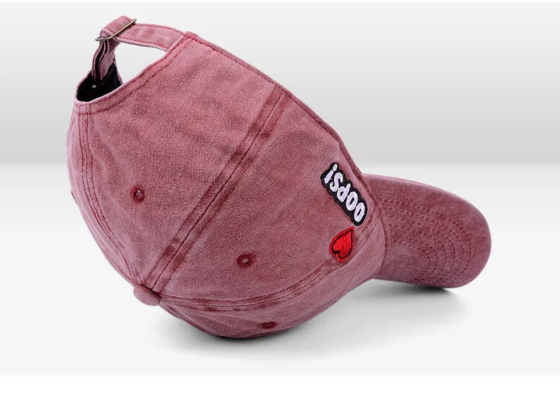 Новая Потертая джинсовая хлопковая Регулируемая однотонная бейсбольная кепка