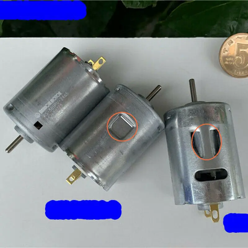 Mabuchi RS-385PV-2465 Мотор DC 6V 9V 12V 18V 24V 18800RPM высокоскоростная Магнитная мини Угольная