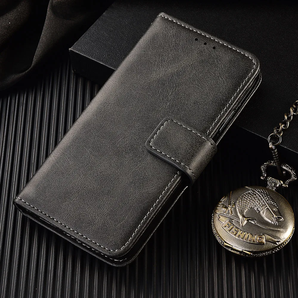 niu-Dark Grey На P30 Lite кожаный бумажник чехол для Huawei P8 P9 P10 P20 P30 Lite Pro P Smart Plus Z Coque Kickstand чехол с ремешком - Цвет: niu-Dark Grey
