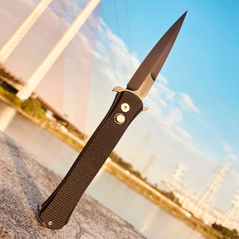 

Jufule1918 Aluminum Folding Knife 154cm Blade, For Hunting, Camping, Survival, Cooking Kitchen, Self-Defense EDC Tools