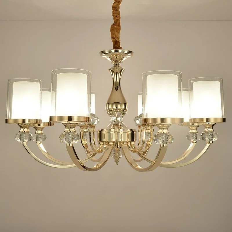 Современные хрустальные светодиодные люстры потолочные светильники из