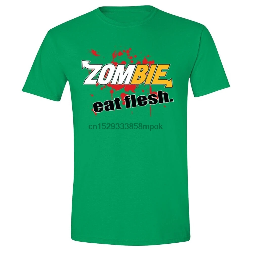 Футболка с изображением зомби съедобного тела забавная сделанная на заказ