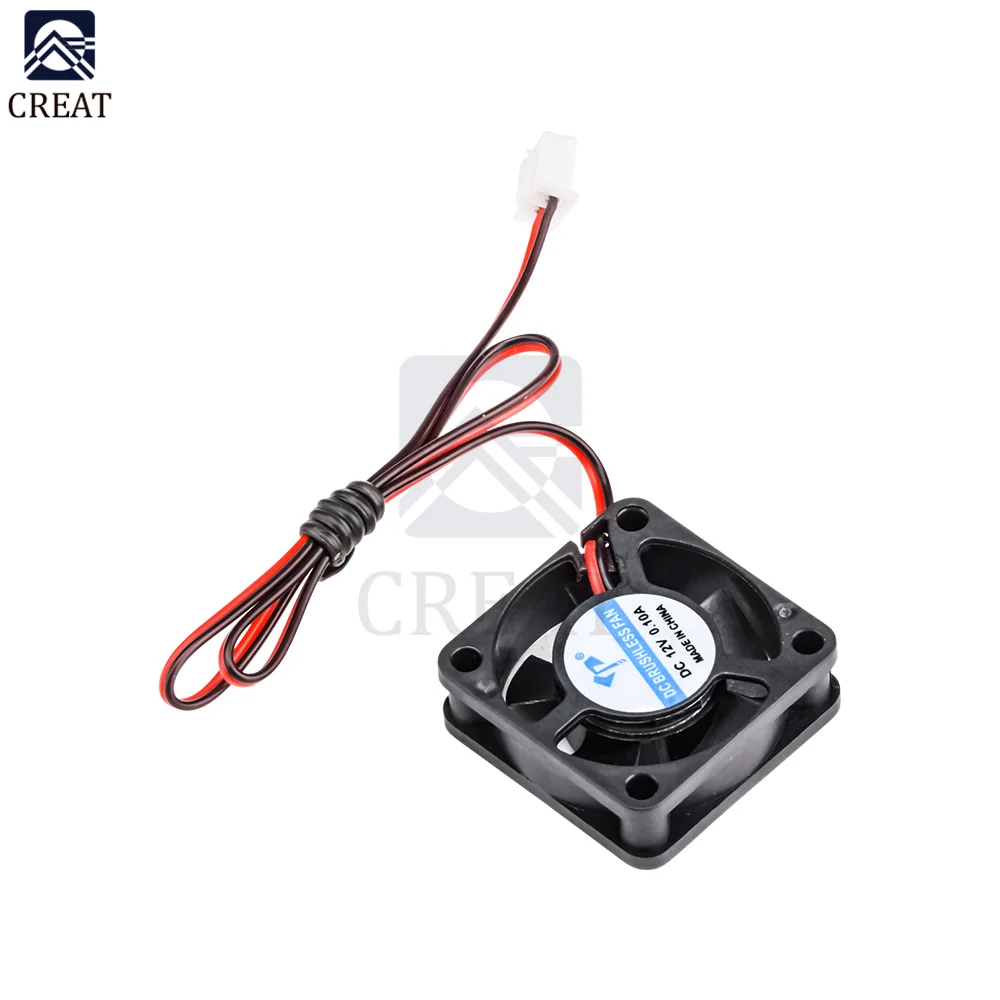 Масляный подшипник DC3010 двухпроводной охлаждающий вентилятор для 3D-принтера 5 В/12