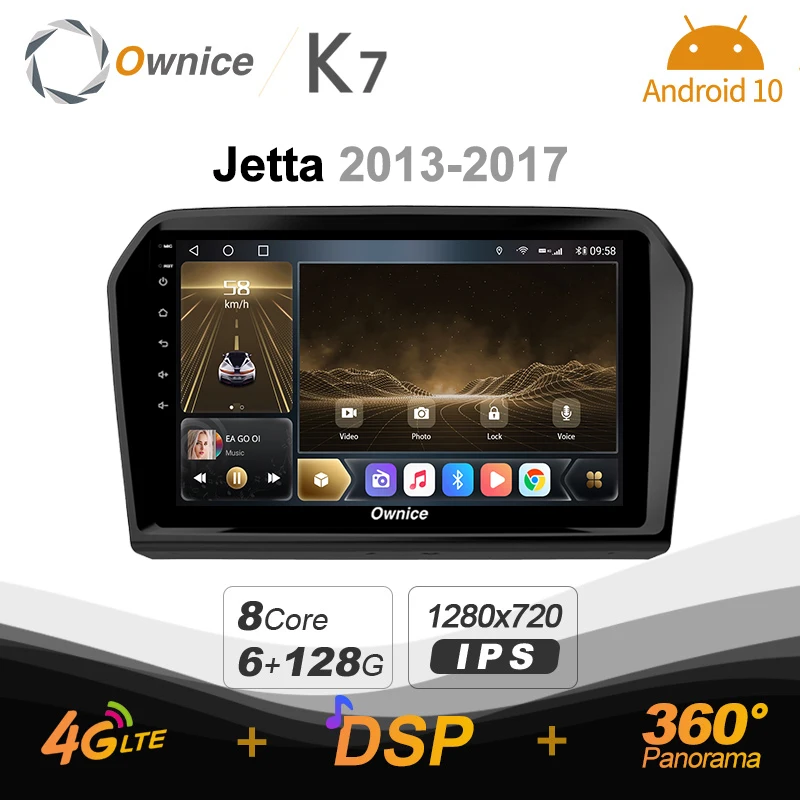 

Ownice K7 6G+128G Ownice Android 10.0 Car Radio for VW Jetta 2013 - 2017 GPS 2din 4G LTE 5G Wifi autoradio 360 SPDIF 1280*720