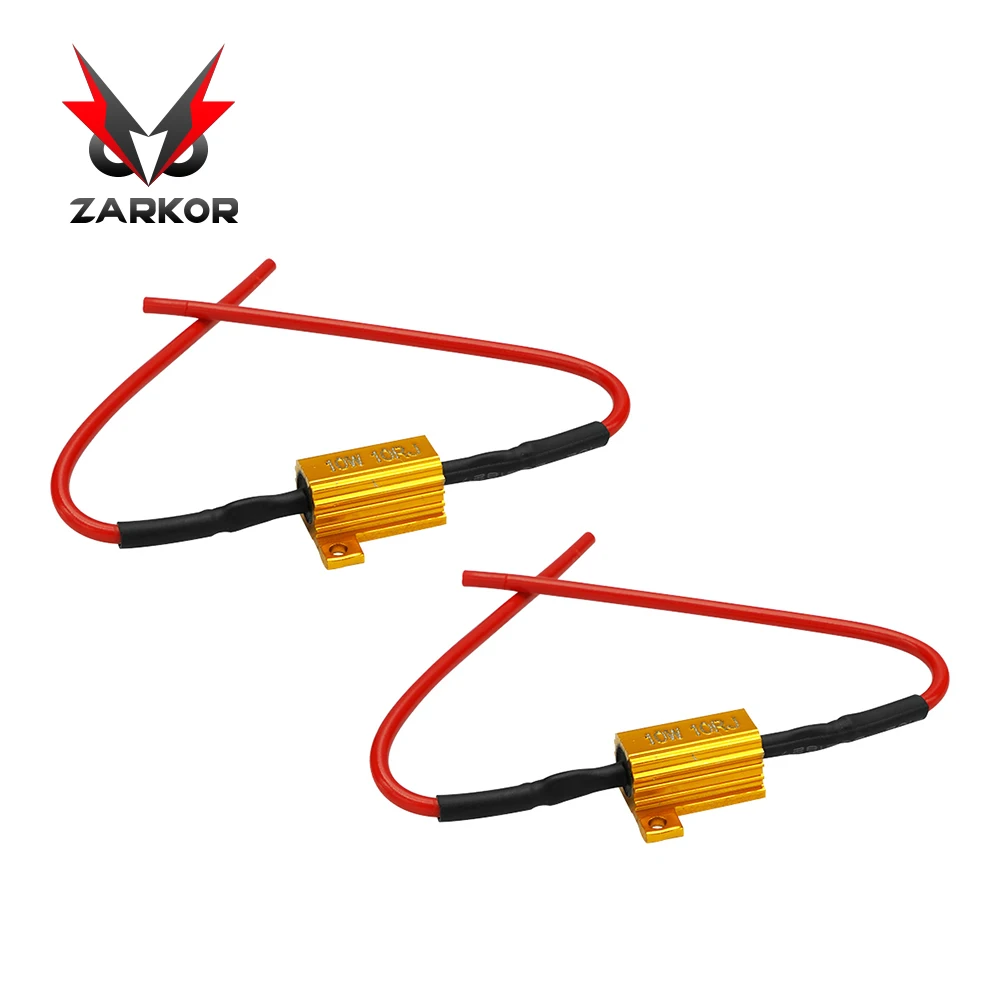Zarkor 2 шт. нагрузочный резистор 10 Вт 10RJ отмена быстрого сигнала поворота мигание