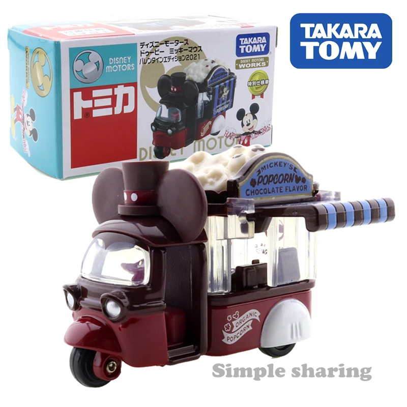 

Takara Tomy Tomica Disney Motors Douby Mickey Mouse Valentine Edition 2021 Car Kids Toys Motor Vehicle Diecast Metal Model