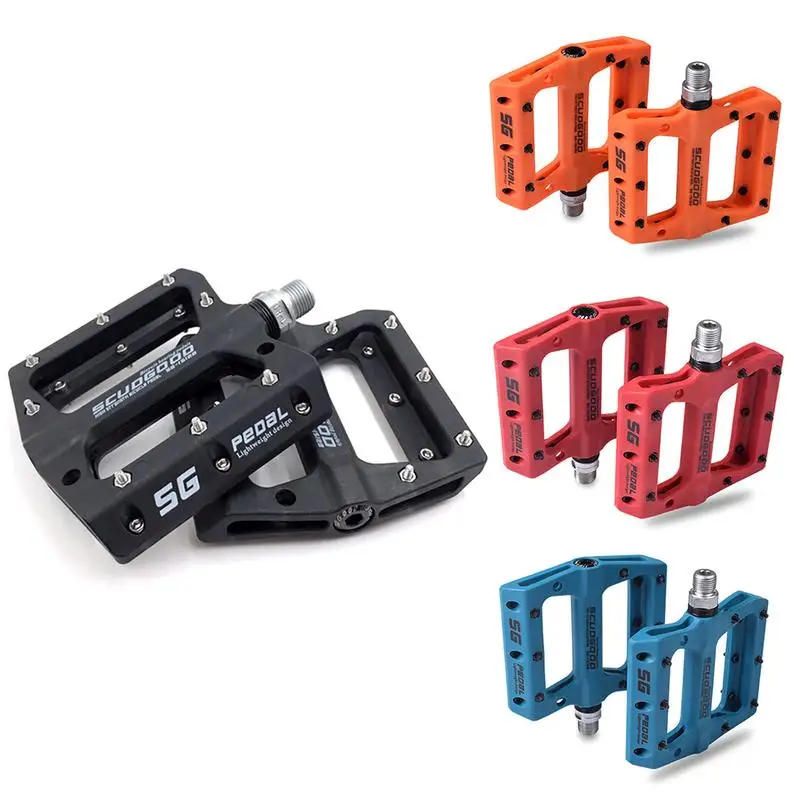 MTB велосипед портативный Горный педали для велосипеда нейлон волокно 4 цвета