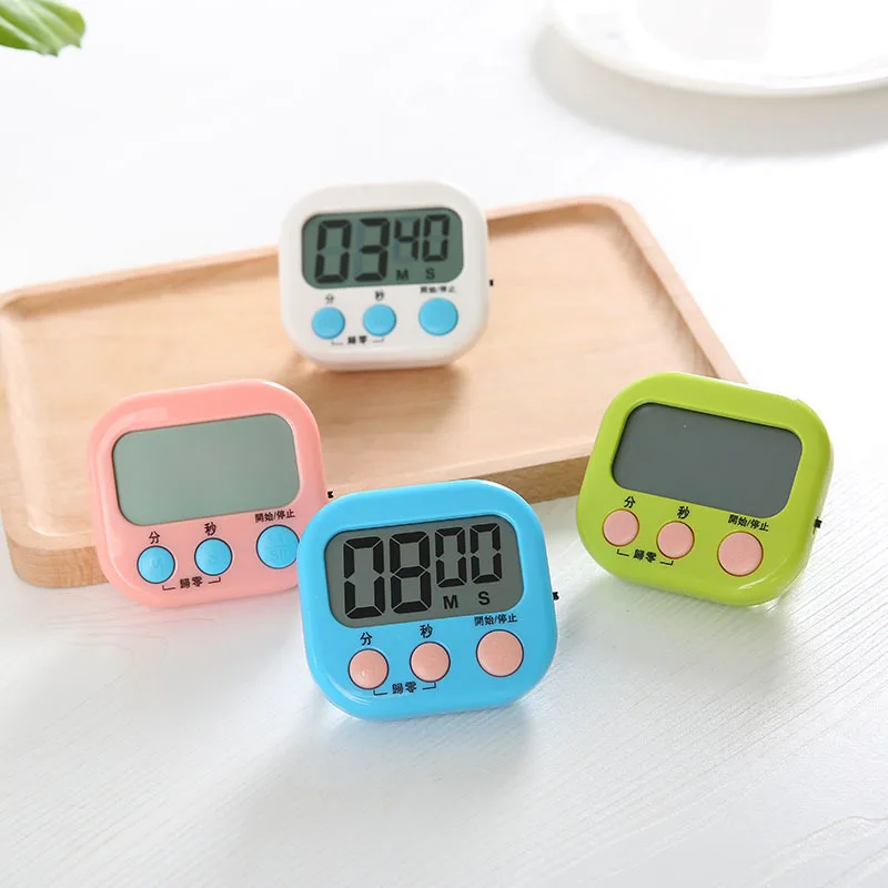 

Home kitchen electronic timer alarm clock timer student alarm clock digital timer small baking timer reminder countdown reminder