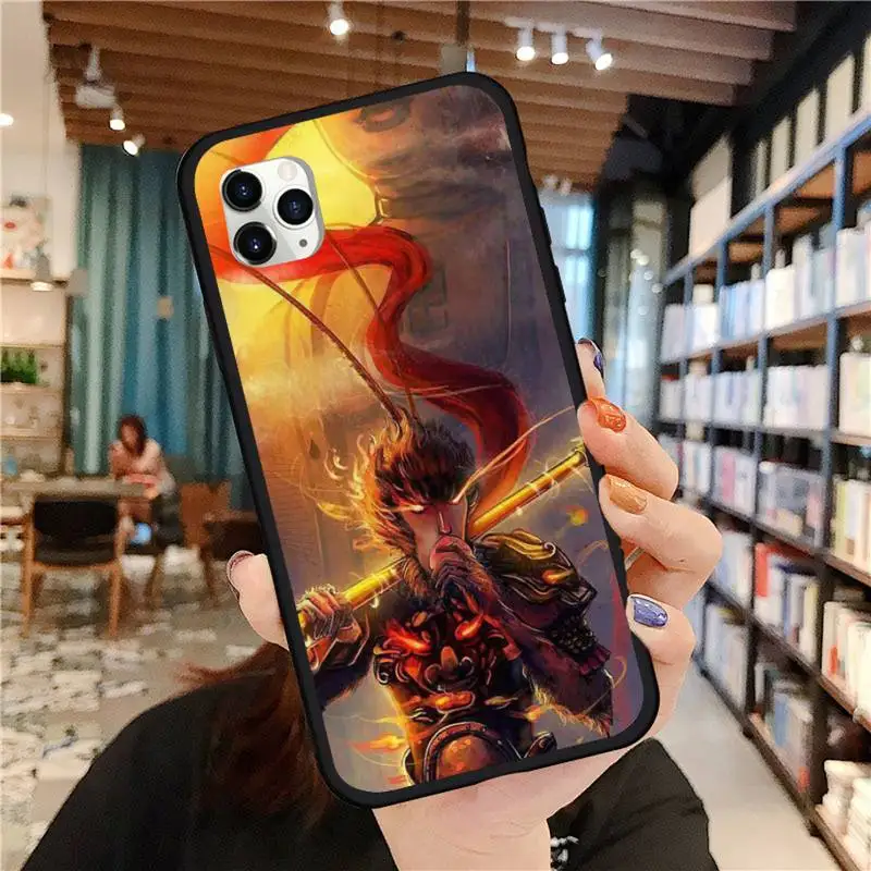 

Monkey King songoku Phone Case for iPhone 11 12 pro MINI XS MAX 8 7 6 6S Plus X 5S SE 2020 XR