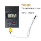 Измеритель температуры TM902C, термометр, тестер-50C до 1300c, игла термопары для лаборатории, скидка 30%