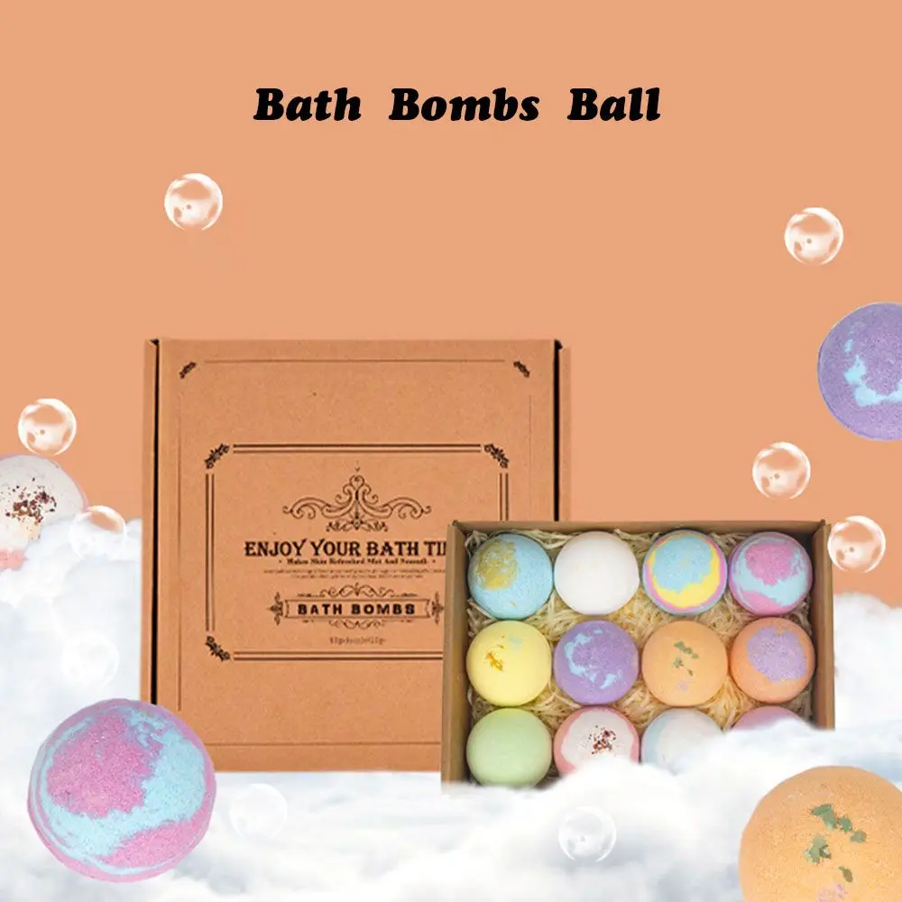 

Organic Relaxation Aromatherapy Moisturizing Bath Bombs Ball Explosion Bubble Sea Salt Ball Body Essential Oil