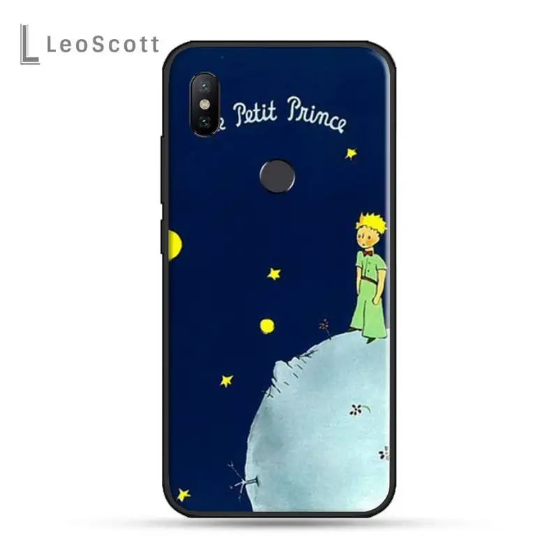 

little Prince Cute cartoon planet luxury Anti-fall Phone Case funda For Xiaomi Redmi note 7 8 9 t k30 max3 9 s 10 pro lite