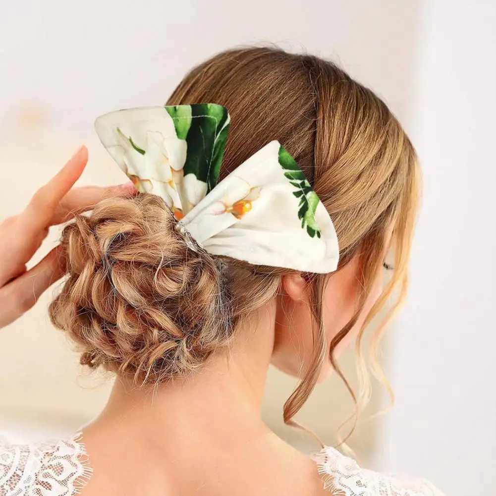 

Bun Pin Dot Print Design Hair Accessories Fabric Summer Headband Twister for Women HeadWear Bun Pin Dot Print Headband 2021 Hot