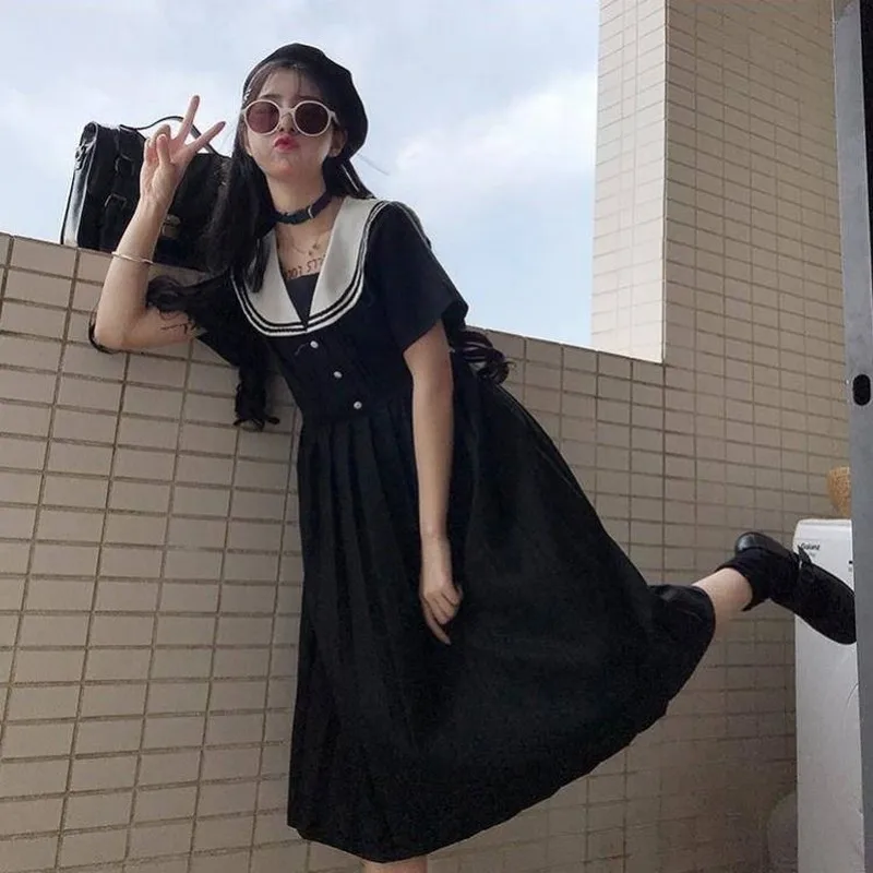 NiceMix трапециевидная футболка облегающее платье корейское с запахом летняя