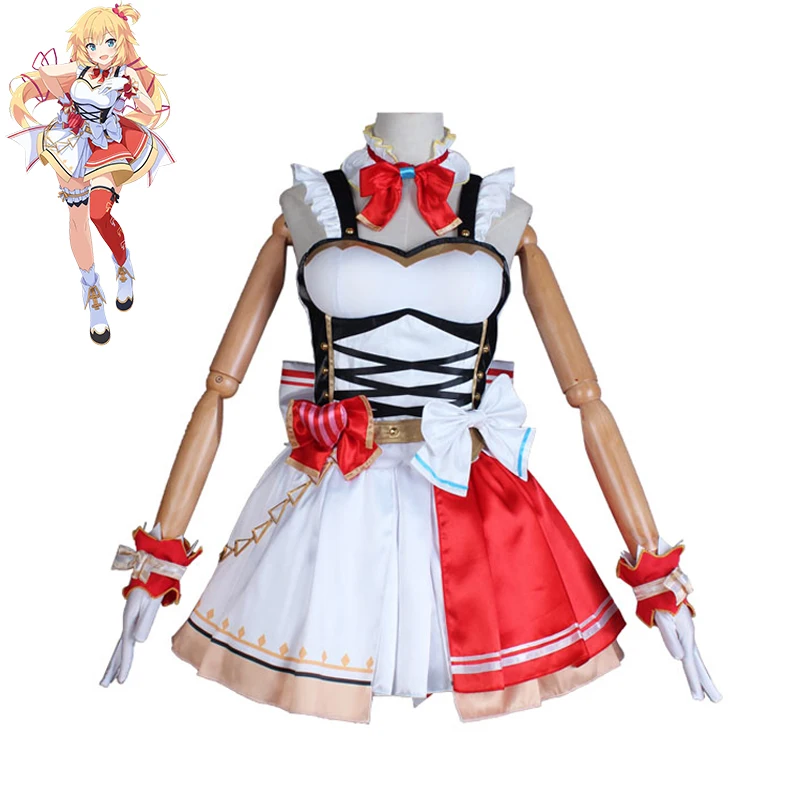 

Hololive VTB Idol Youtuber Akai Haato Cosplay Costumes Women Cute Dance Dress Halloween Carnival Uniforms Custom Made