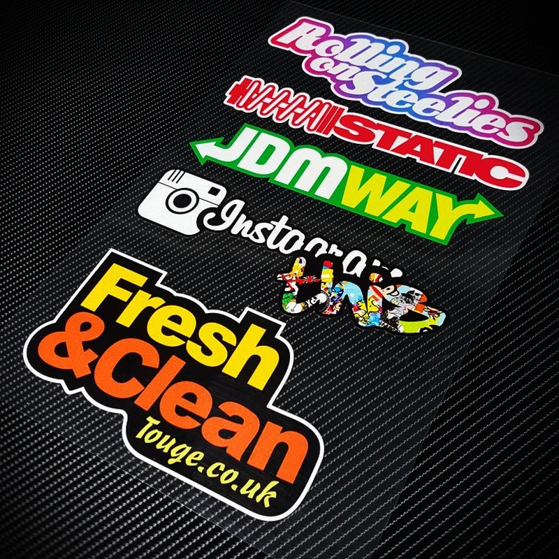 LuLuSticker #219 японский HF JDM свежий и чистый автомобиль заднее ветровое стекло