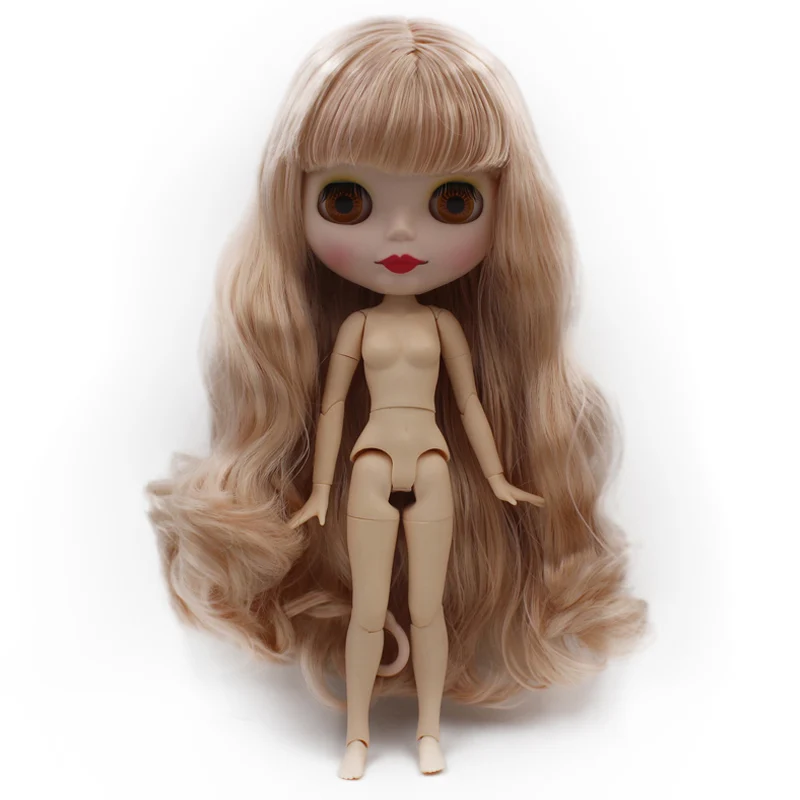 NO.48 Обнаженная кукла подобный Блит BJD кукла, индивидуальный лак куклы может быть изменен макияж и платье от DIY, 12 дюймов мяч шарнирные куклы - Цвет: NO.48