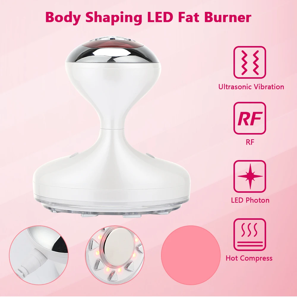 Goedkoop Rf Cavitatie Ultrasone Afslanken Massager 3D Body Vormgeven Led Fat Burner Anti Cellulite Verstevigende Apparaat Gewichtsverlies Beauty Tool