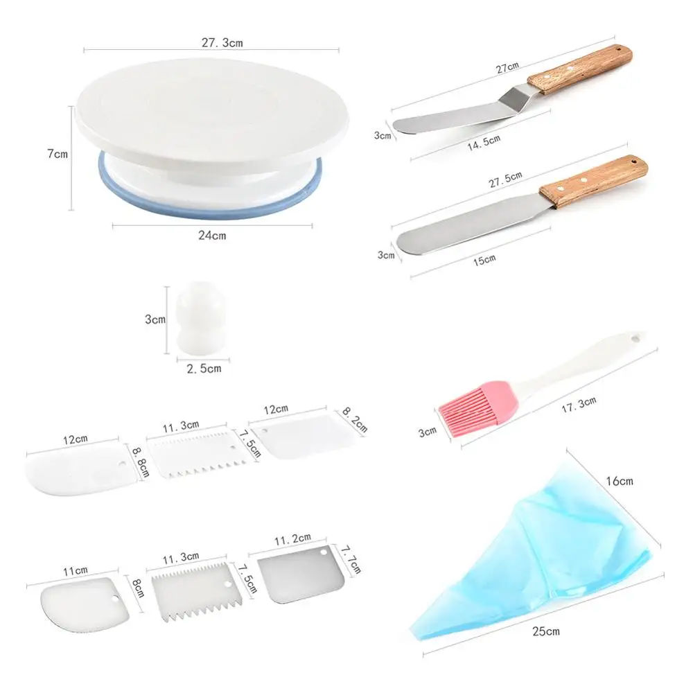 36 шт. поворотный набор для тортов кондитерские трубки инструмент помадки