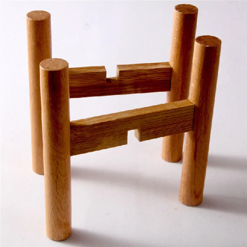 Деревянный цвет прочный съемный деревянный цветочный горшок подставка отдельно