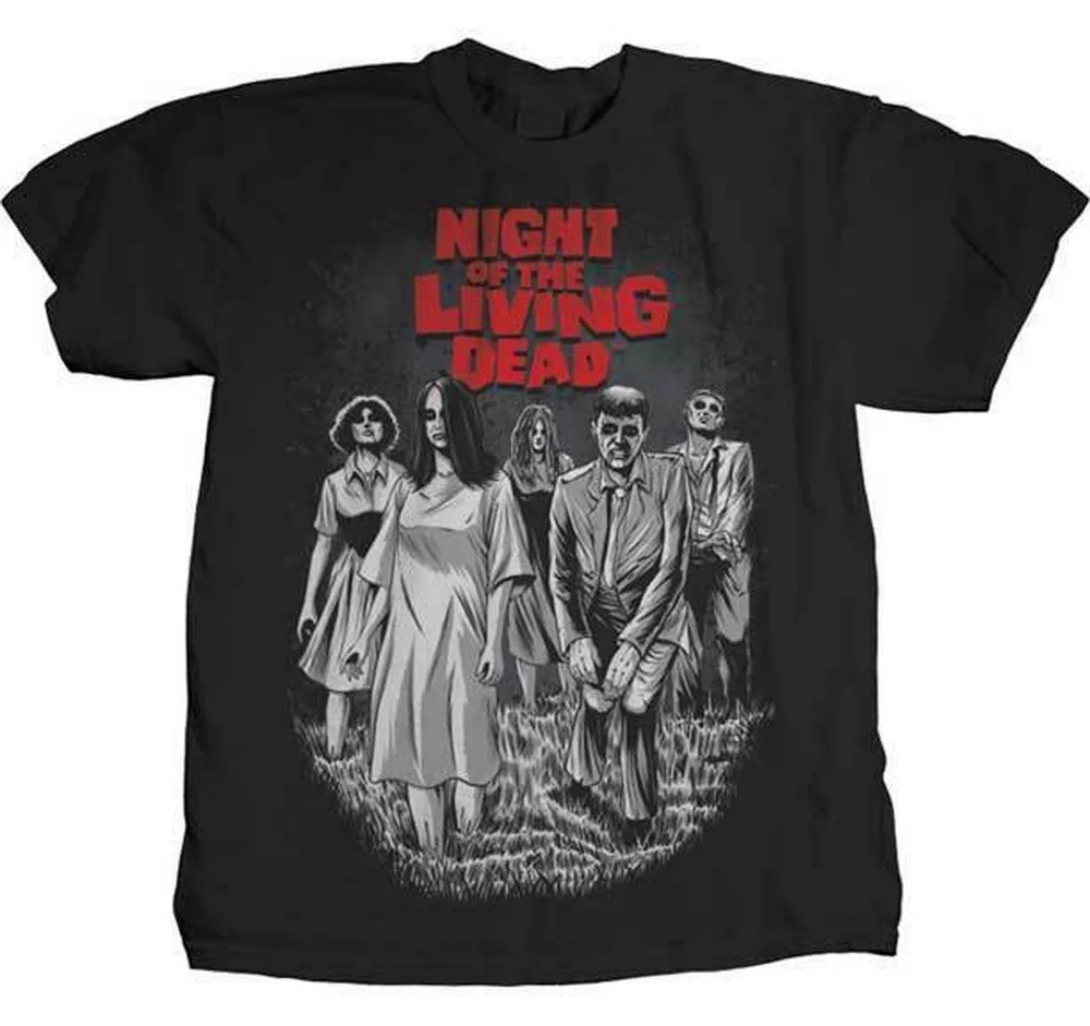 

NIGHT OF THE LIVING DEAD - BloodThirsty - T-Shirt S-M-L-XL New Hi Fidelity Merch Cotton Sportswear Men Tops Tee Shirt