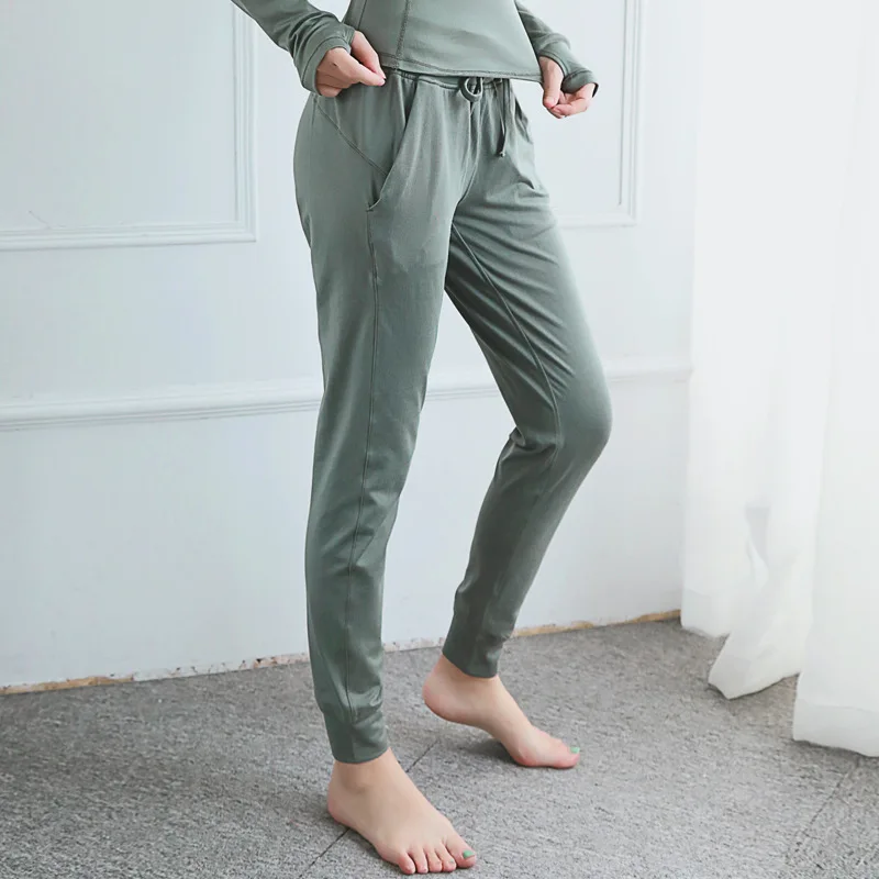 2020 Свободные повседневные штаны для бега и фитнеса стройнящие Мягкие