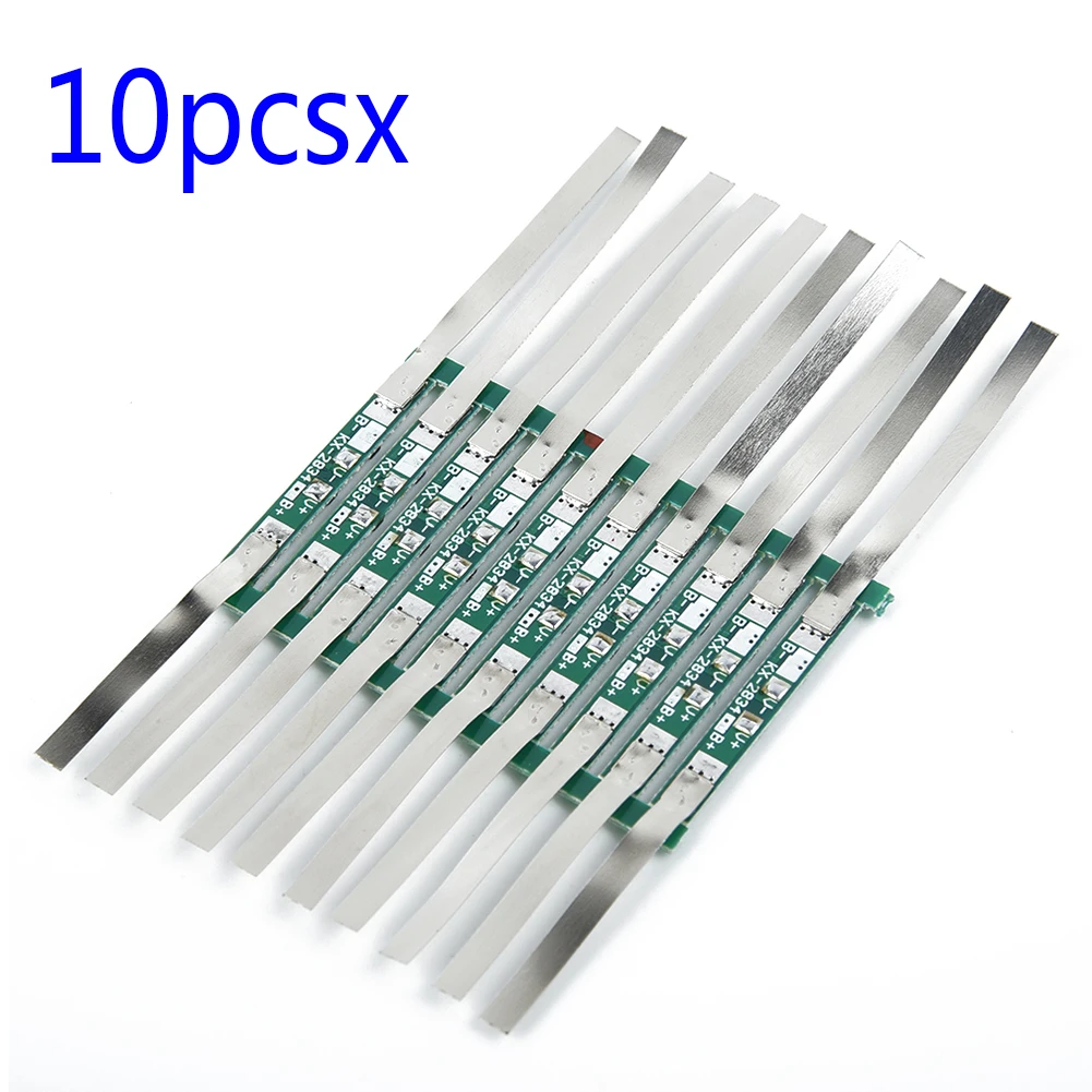 

10pcs 3A Protection Board For 3.7V Li-Ion Lithium Battery W/ Solder Be JB BMS Converters Supplies Equipment Parts Replacement