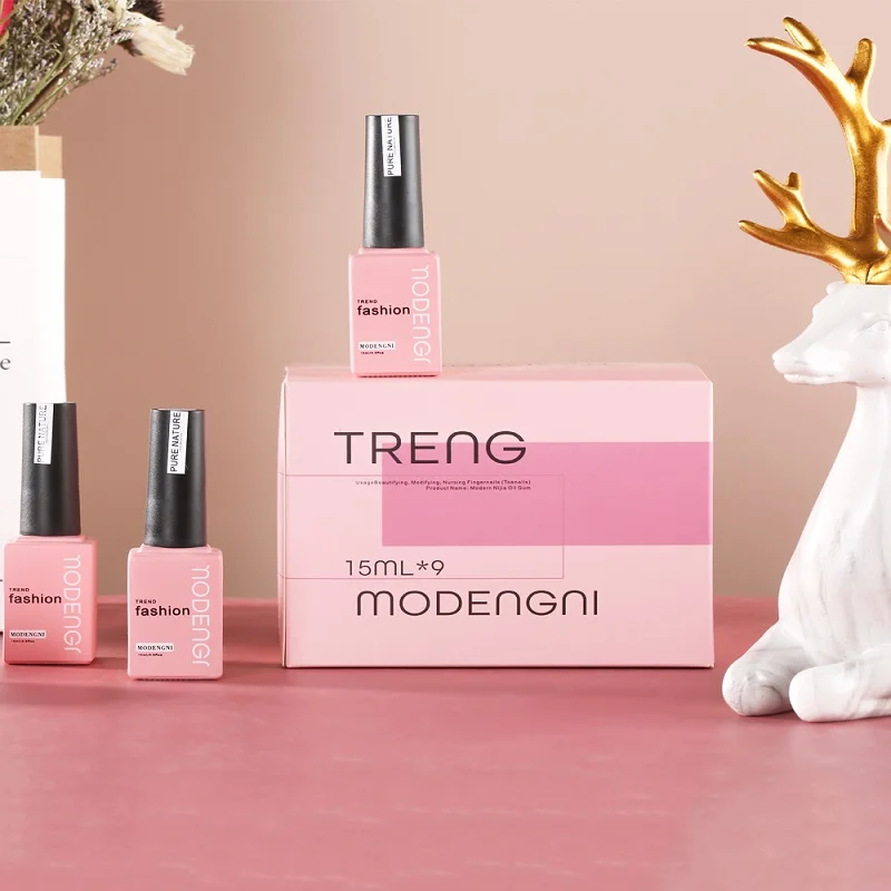 ANLYLAN набор гель-лаков для ногтей 9 шт. разных цветов маникюра лак Полуперманентная