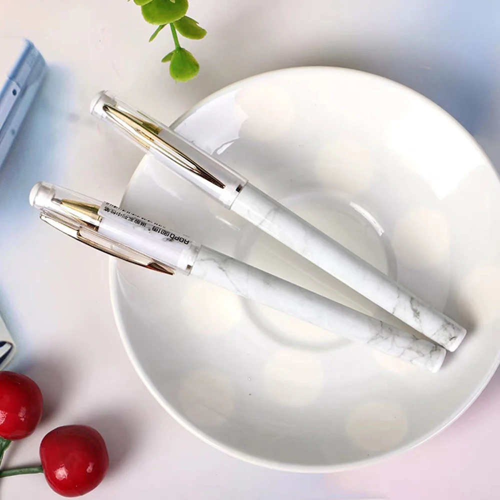 Ручка гелевая мраморная черная 0 7 мм 1 шт.| |