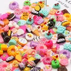 32 шт., разноцветные аксессуары для полимерные миниатюры, товары для рукоделия, нашивка в виде ракушки телефона, детские головные уборы, материалы для украшения, игрушки