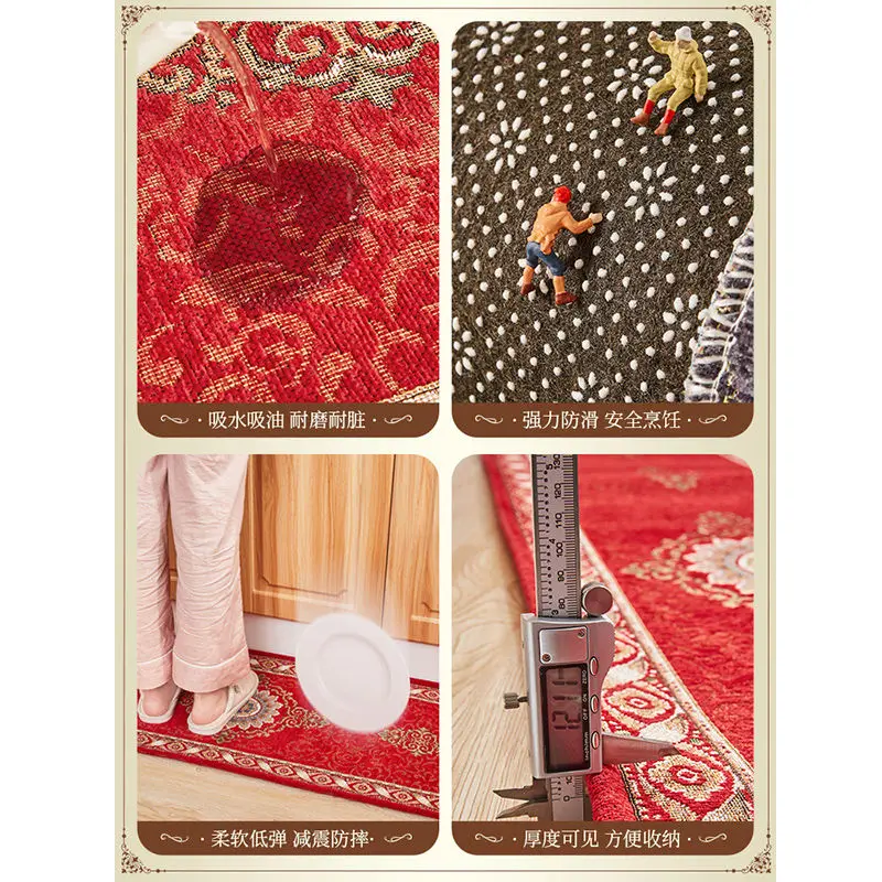 kitchen floor mats long oil proof foot mats non slip absorbent door mats dirt resistant bedroom door mats household carpets free global shipping