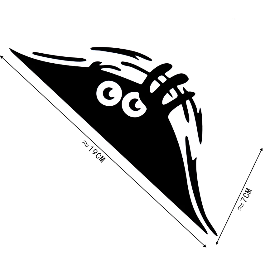

1PC Kawaii Peek Car Sticker Vinyl Decal Decorate Sticker Waterproof Fashion Funny Car Styling Decoration Accessories
