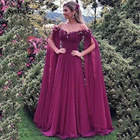 Женское шифоновое платье Sevintage, длинное платье с открытыми плечами и объемными цветами для выпускного вечера, вечерние платья для особых случаев