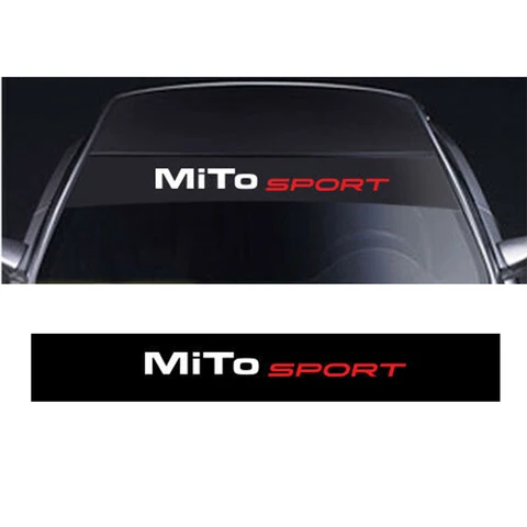Для Alfa Romeo Mito sport sunstrip графические наклейки на лобовое стекло