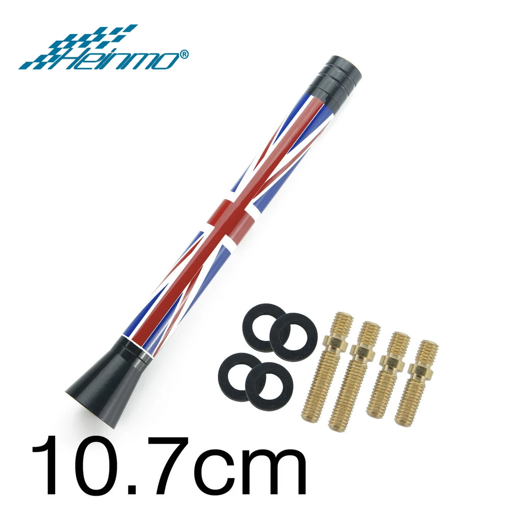 Flag Red Jack 107mm Автомобильные антенны MINI Cooper R56 для MINI R55 R56 R60 R61 F54 F55 F56 F60 автомобильные аксессуары для укладки MINI Countryman F60 - Цвет: Flag Red Jack 107mm