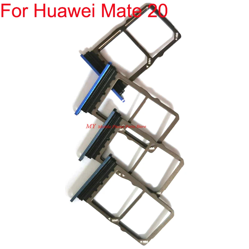 Лоток для Micro Sim-карт Huawei Mate 20 Mate20 держатель слота чтения Сменные запасные части |