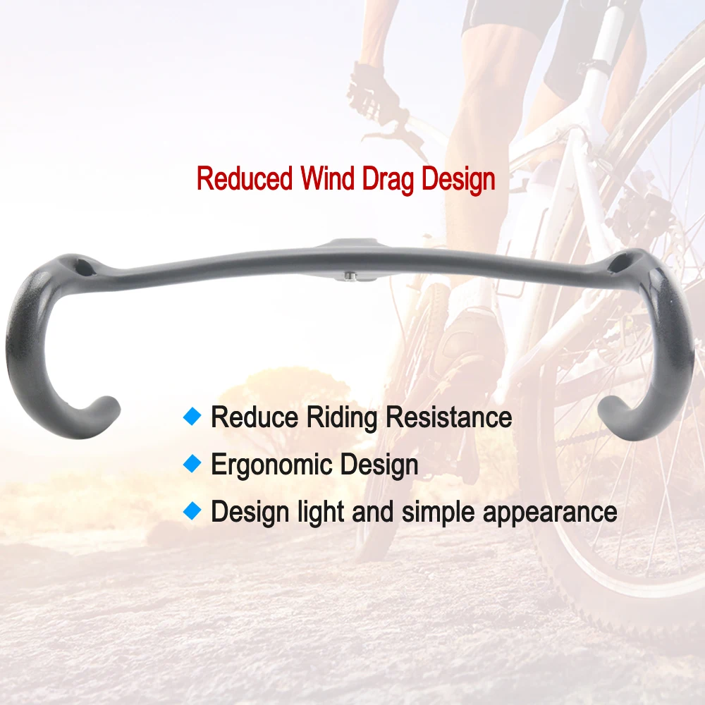 Руль из RXL SL углеродный материал волокна для дорожного велосипеда руль