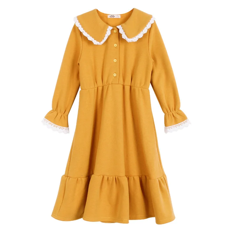 Velvet Christmas Clothes Kids Dresses For Girl Big Girls Winter 2019 Mother And Daughter Clothing Teenage Dress | Детская одежда и