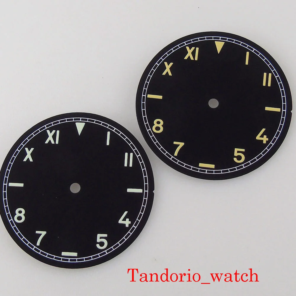 

37mm California Manual Watch Dial High Quality For ETA 6497 6498 ST3600 3621 Movement Wristwatch Parts