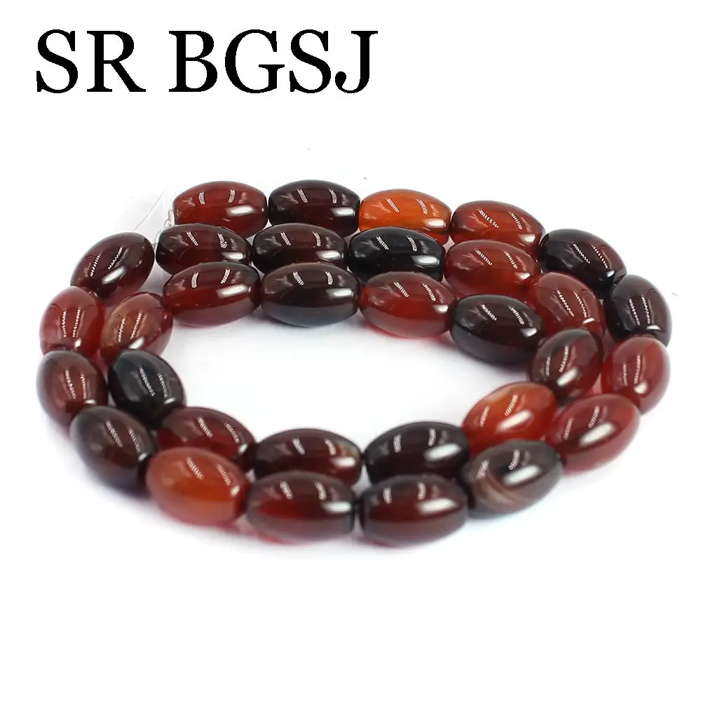 

Free Shipping 8x12mm Olivary Natural Dream Lace Agat Stone Gems Jewelry DIY Spacer Loose Beads Strand 15"