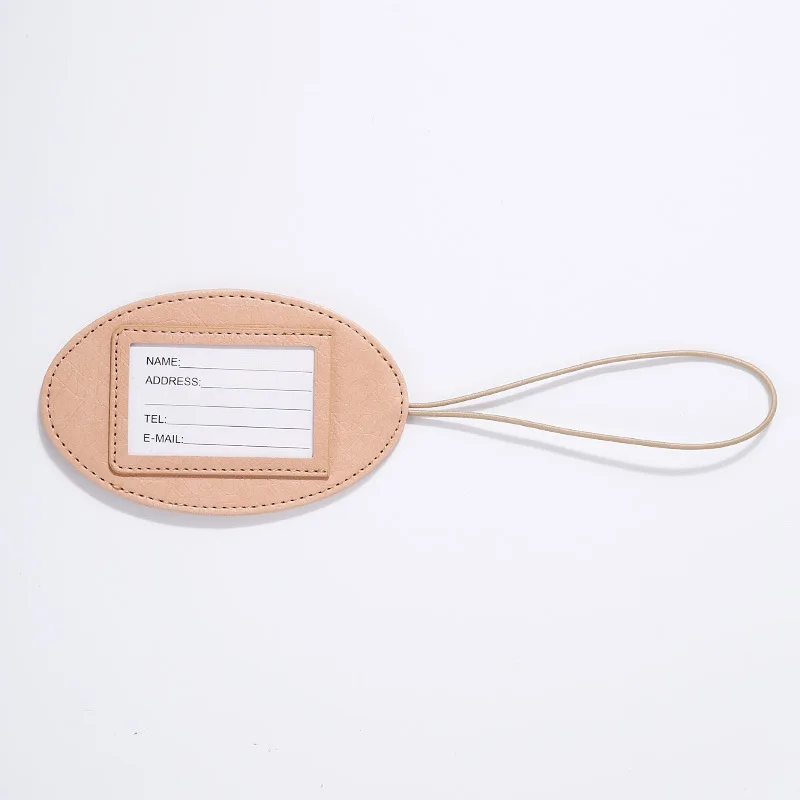 Овальная ярлык для багажа бирка с номером классификации аксессуары путешествий |