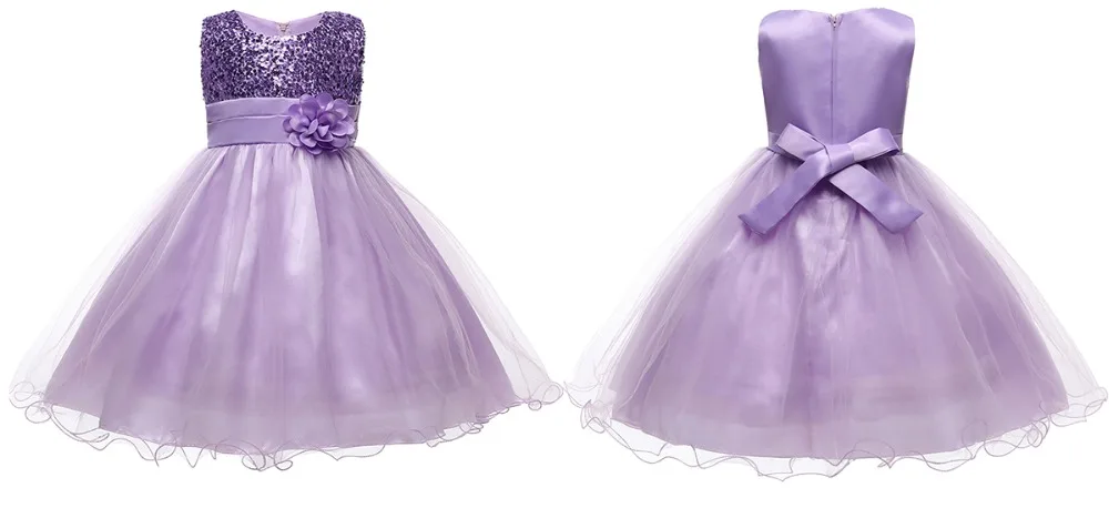 Children Halloween Girl Costume Princess Dress Toddler 7 Colors Candy Wedding Dresses for Girls Flowers Kids Holiday Gift