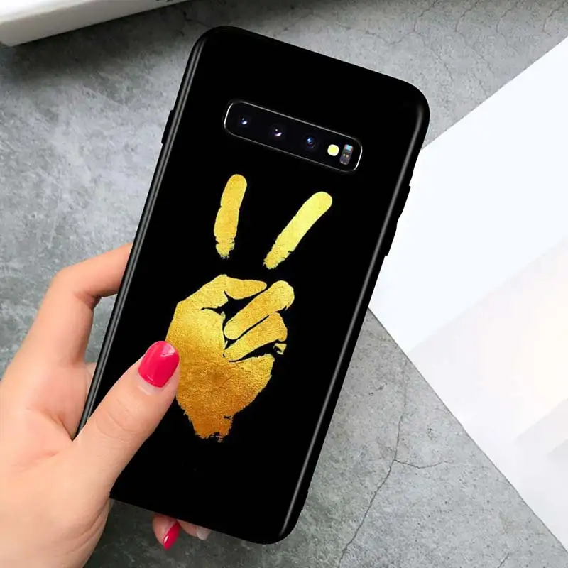 

Never Give Up for Samsung Galaxy S21 Ultra Plus Note 20 10 9 8 S10 S9 S8 S7 S6 Edge Plus Black Phone Case