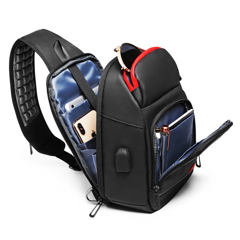 Повседневная мужская сумка через плечо корейская модная нагрудная | Багаж и