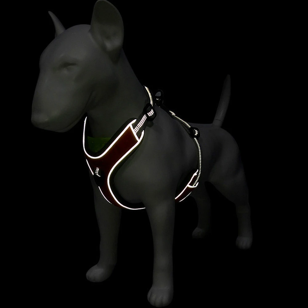 Новая Светоотражающая нейлоновая шлейка для собак любых погодных условий