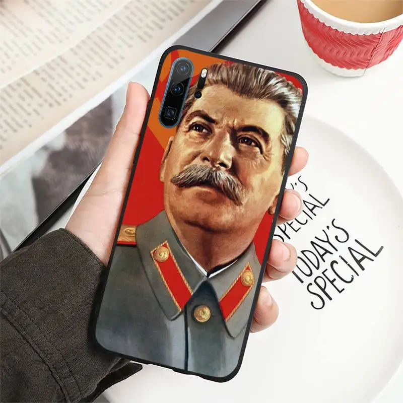 

Stalin Russian Commander Phone Case For Huawei honor Mate P 10 20 30 40 i 9 8 pro x Lite smart 2019 nova 5t luxury shell funda