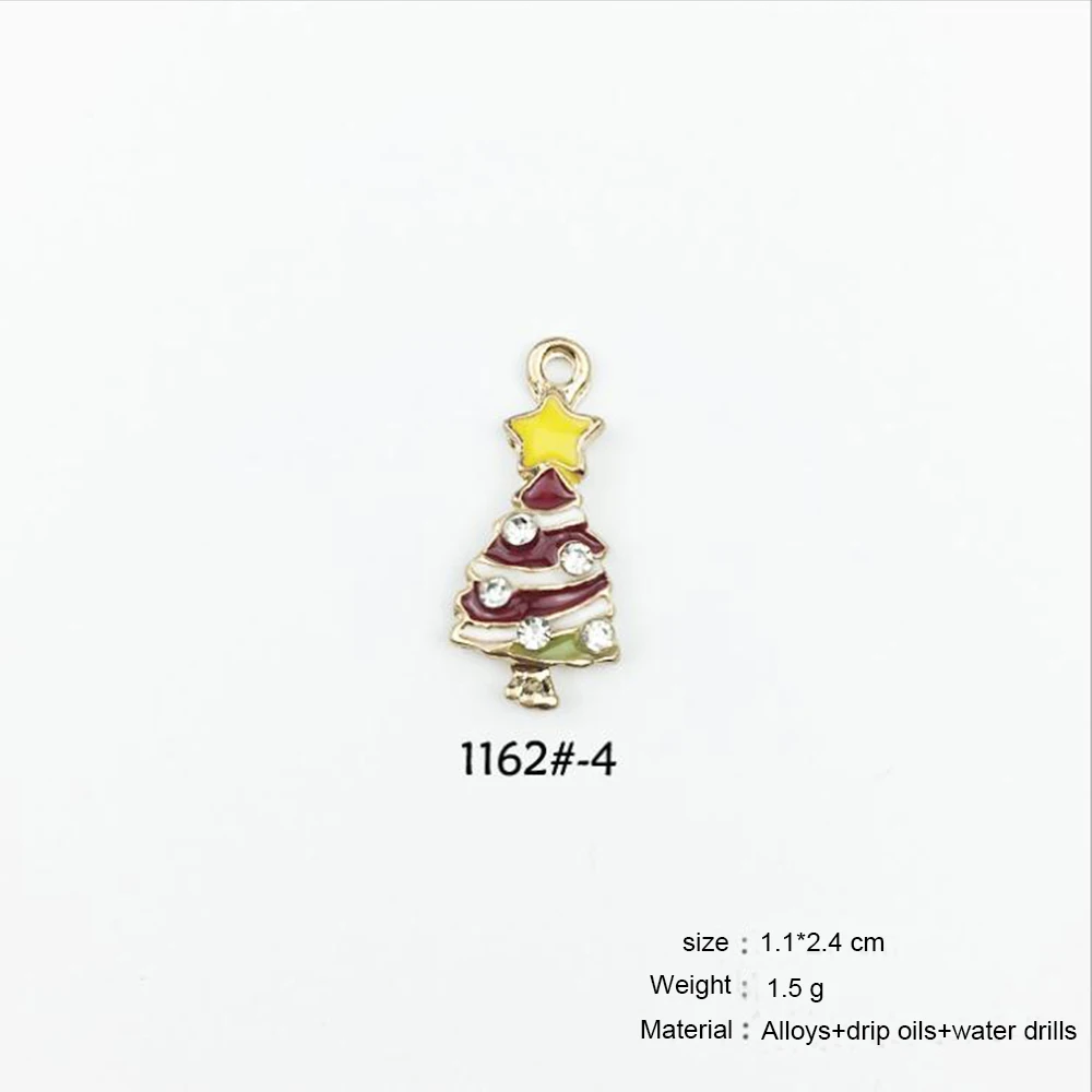 10 шт. креативные рождественские подвесные орнаменты металлические поделки для